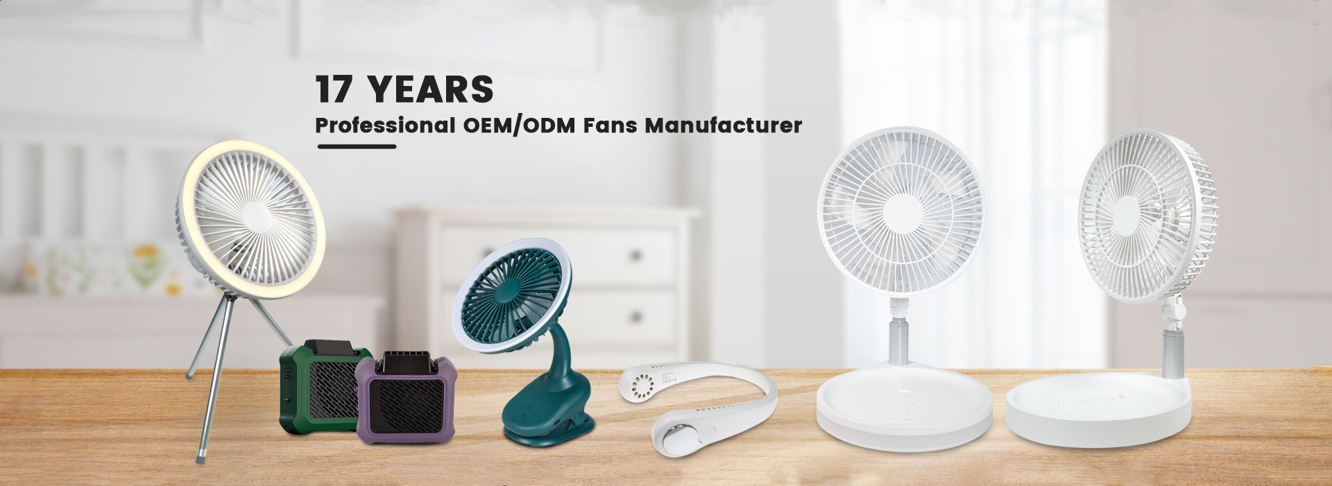 Qualität Tragbarer faltbarer Fan Fabrik
