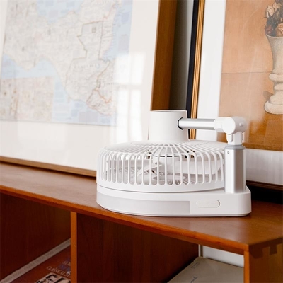 Portable Desktop Rechargeable 9inch Foldable Fan With LED Light
