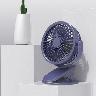 8 Inch Rechargeable Clip Fan 3600mAh Battery Small Quiet Desk Fan